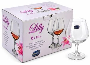 ست جام کریستال بوهمیا مدل Lilly