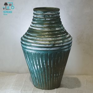 گلدان سفالی کتیبه