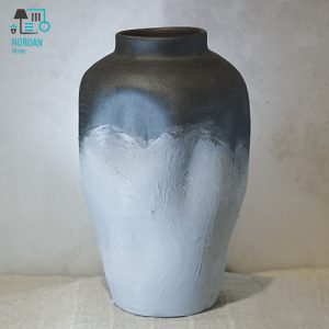 گلدان سفالی مدل مهتاب دست‌ساز با رنگ پتینه