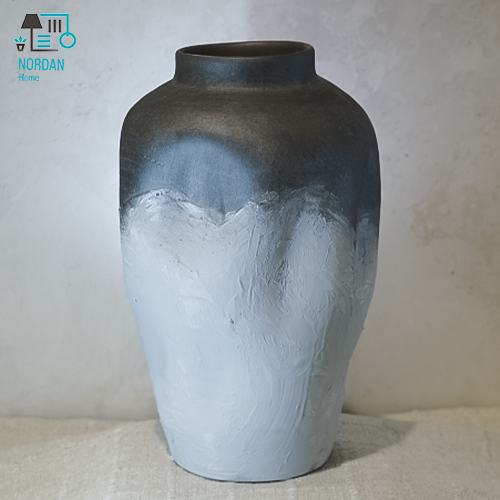 گلدان سفالی مدل مهتاب دستساز با رنگ پتینه