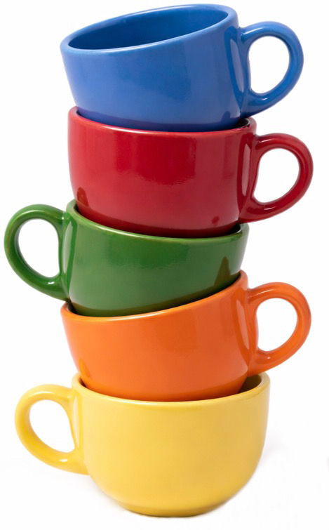فنجان اسپرسو خوری رنگی