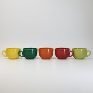 فنجان اسپرسو خوری رنگی