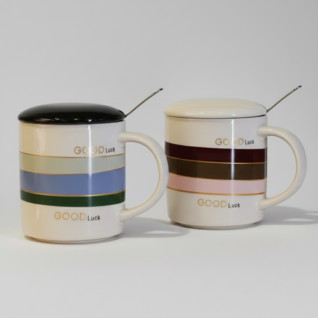 ماگ سرامیکی قاشق دار