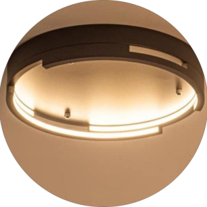 لوستر سقفی حلقه ای کفه دار کد00181