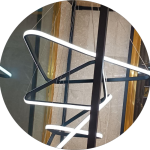 لوستر مدرن طرح مثلث کد00153