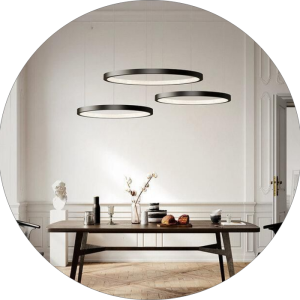 لوستر مدرن سقفی حلقه ای افقی کد00215