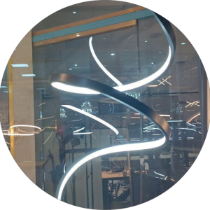 لوستر سقفی مدرن طرح فر کد00177