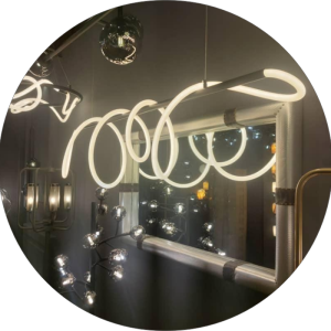 لوستر سقفی مدرن خطی شلنگی کد00170