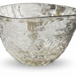 پیاله دفرمه شیشه رنگی دودی