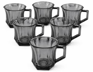 فنجان چای خوری لانگ ژو رنگ دودی